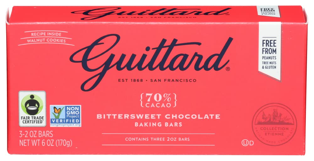 Bar Chocolate Baking Bittersweet, 2 Ounce, 3 Pack