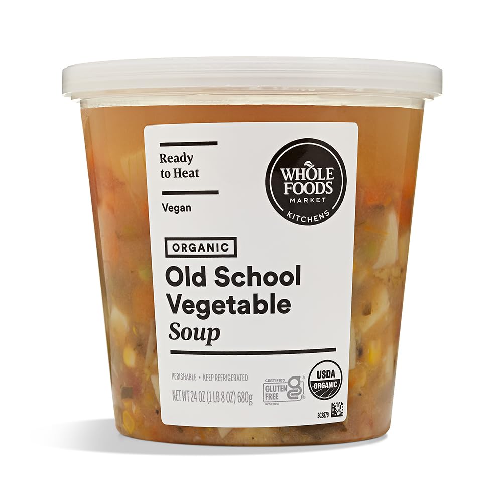 Soup Old School Vegetable Organic, 24 Ounce