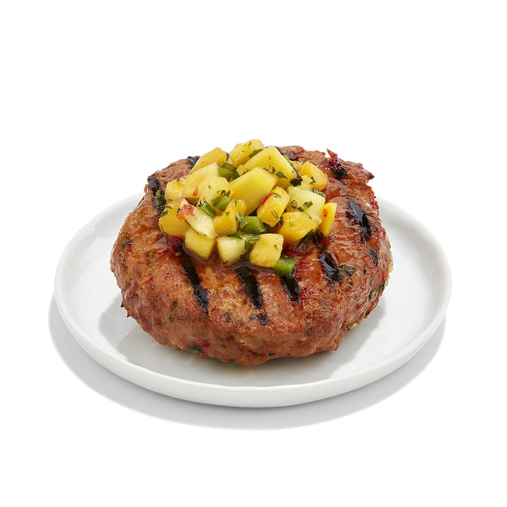 Burger Turkey Mango Pineapple Caribbean Chef's Case