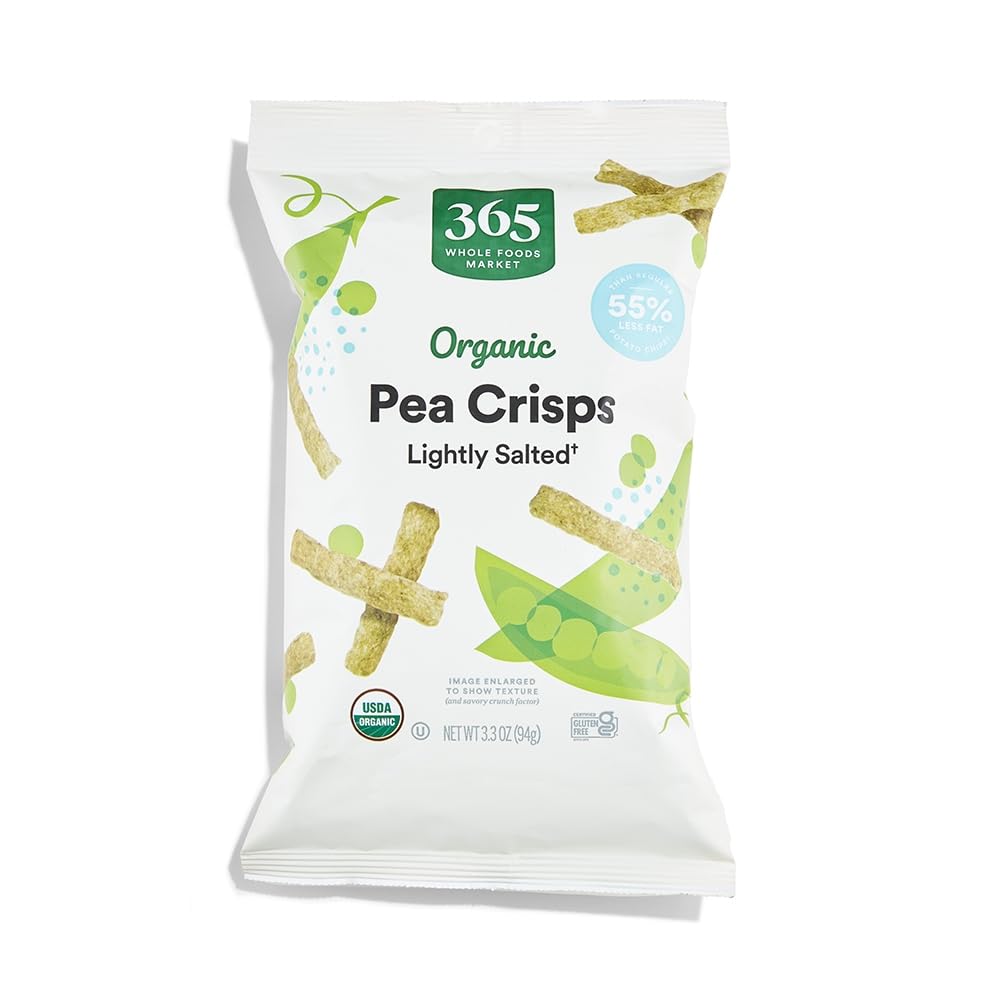 Organic Lightly Salted Pea Crisps, 3.3 oz