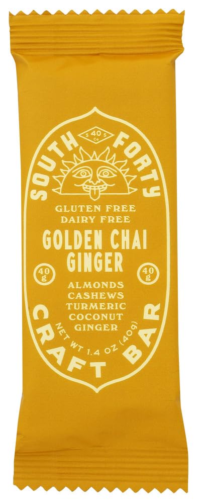South 40 Snacks Golden Chai Ginger Nut Bar, 1.4 OZ