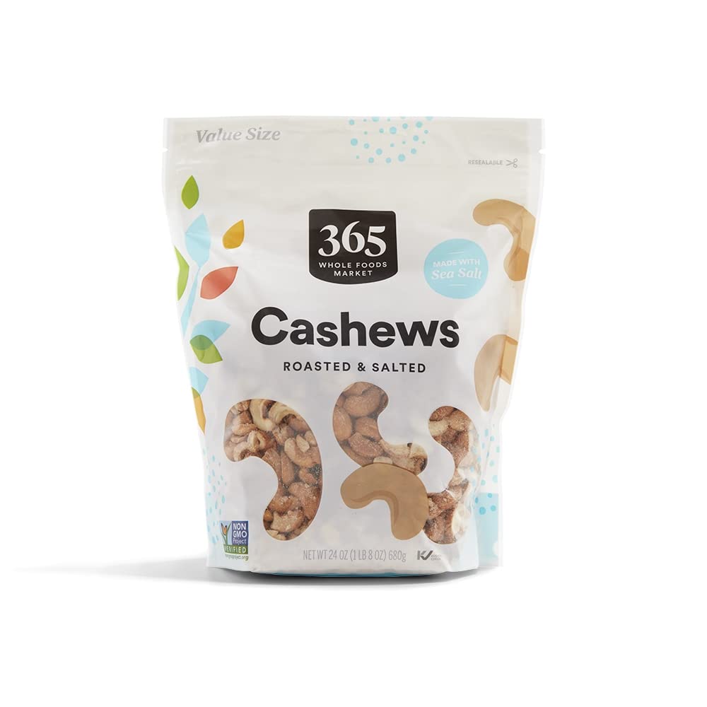 Roasted & Salted Cashews, 24 Ounce