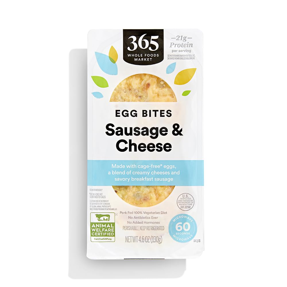 365 by Whole Foods Market Sausage and Cheese Egg Bites, 4.6 OZ