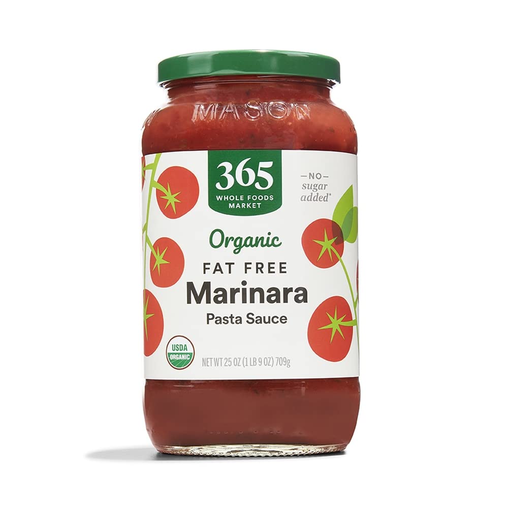 Organic Fat Free Marinara Pasta Sauce, 25 Ounce