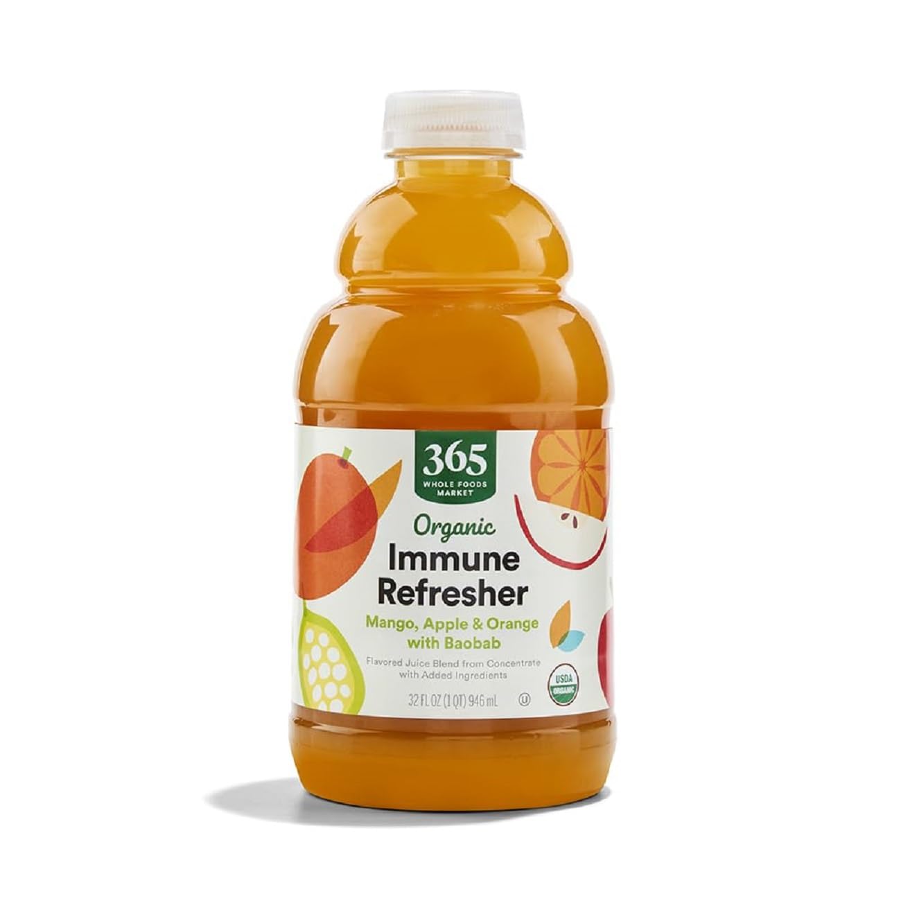 Juice Mango Apple Orange Baobab Organic, 32 Fl Oz