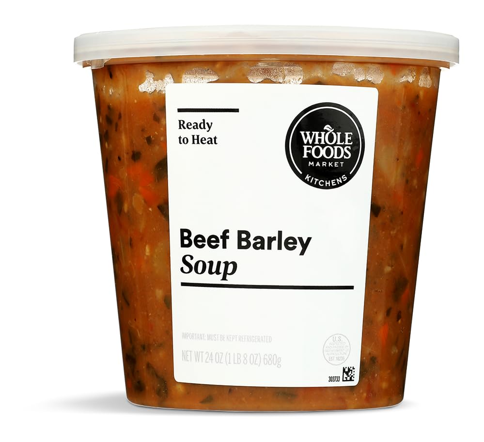 Whole Foods Market Kitchens Beef Barley Soup, 24 OZ