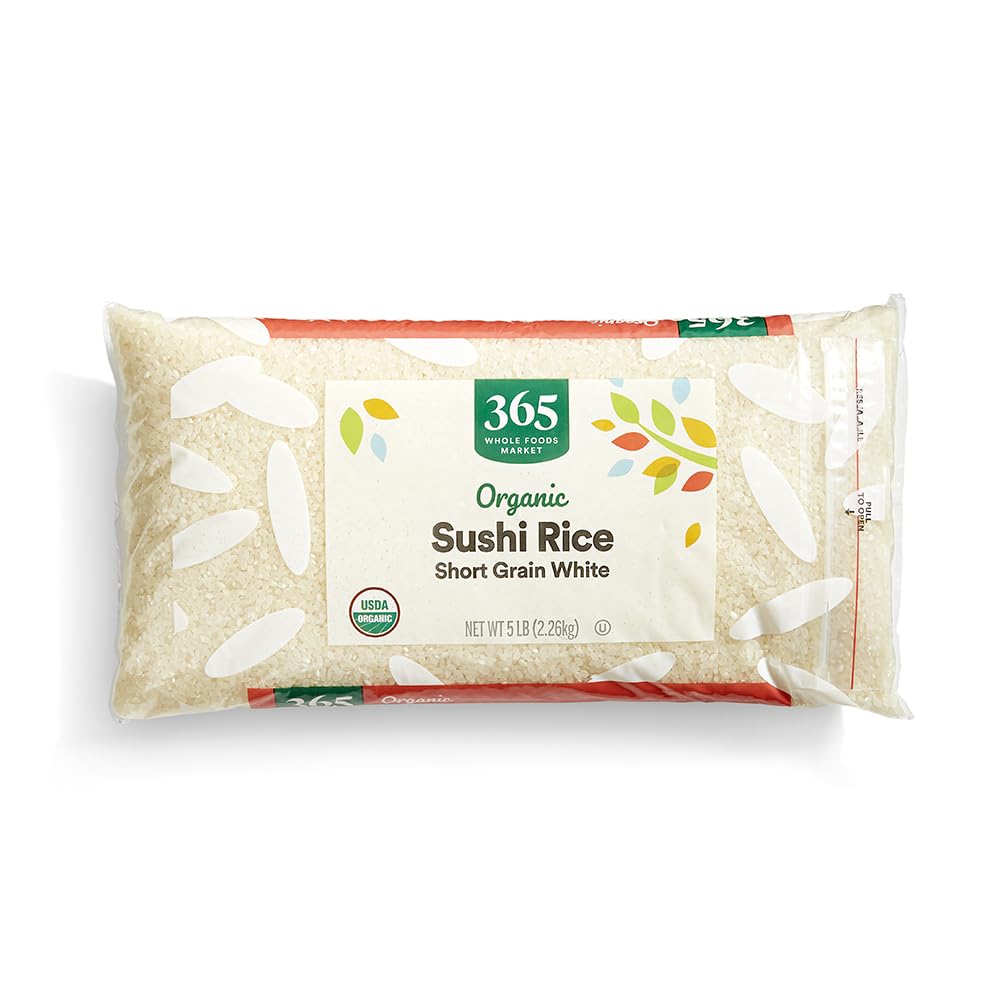 365 by Whole Foods Market Organic Sushi White Short Grain Rice, 80 OZ