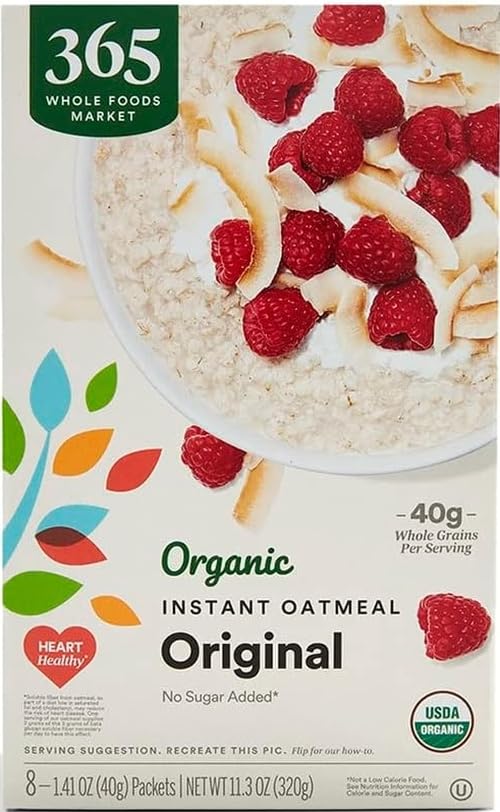 Organic Instant Oatmeal Original 8 Pack, 11.3 Ounce