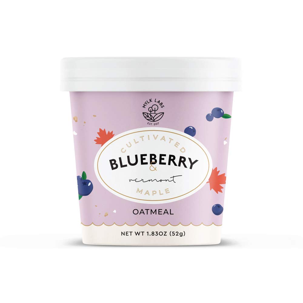 Mylk Labs, Oatmeal Cup Cultivated Blueberry Vermont Maple, 1.83 Ounce