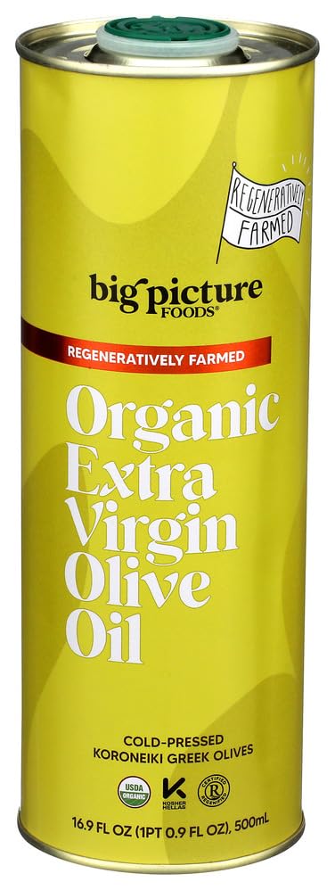 Big Picture Foods Organic ROC Extra Virgin Olive Oil, 16.9 FZ