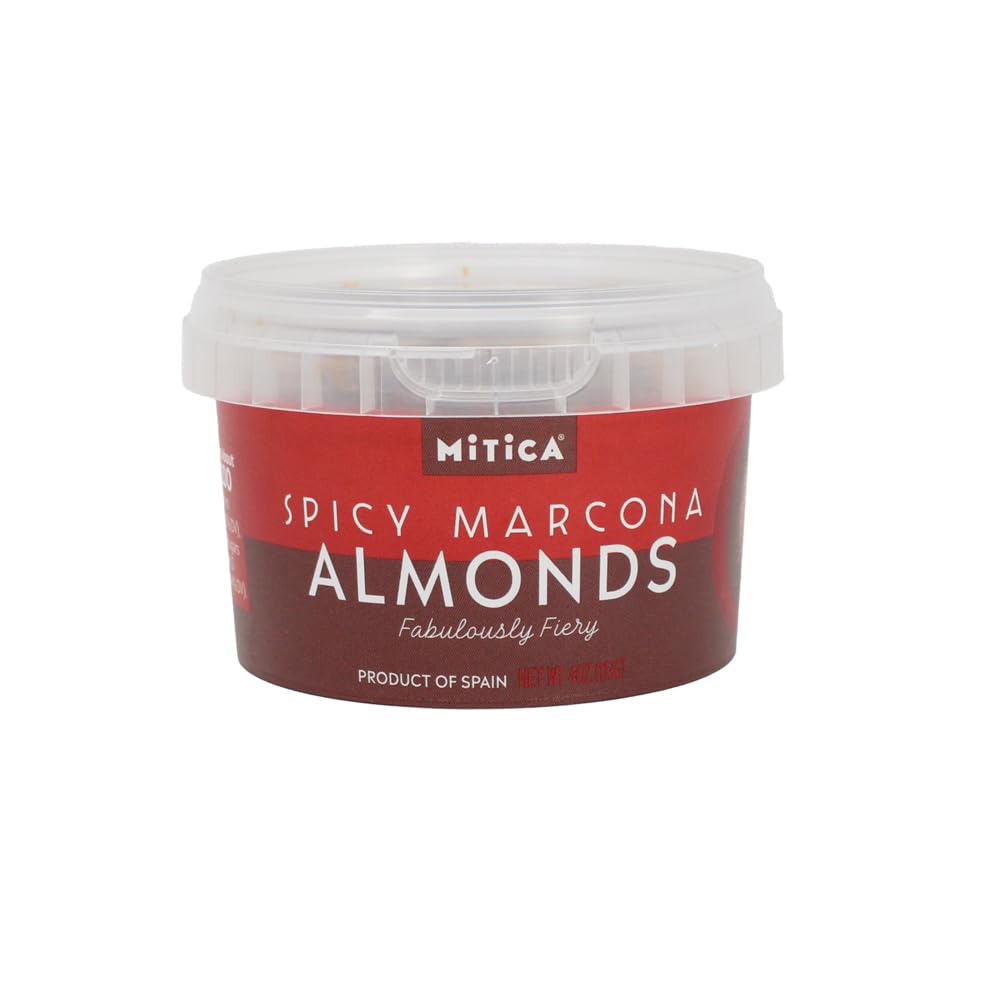 Almonds Marcona Spicy Retail Tub, 4 Ounce
