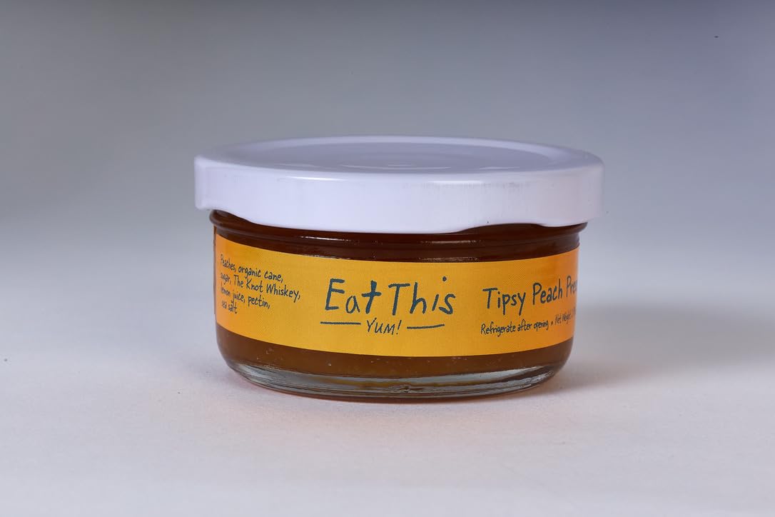 Eat This Yum! Preserve Tipsy Peach, 2.5 Ounce