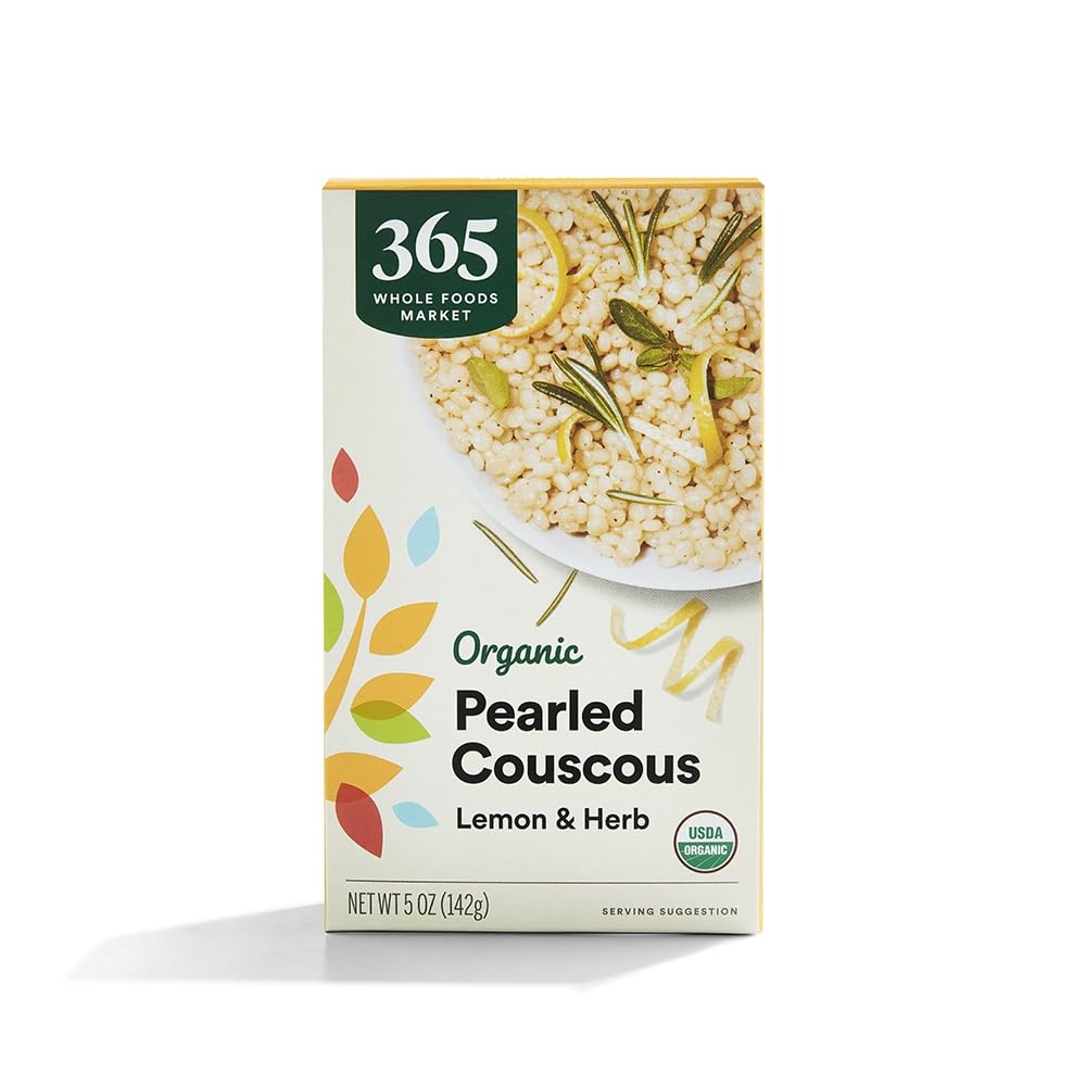 365 Everyday Value, Organic Lemon & Herb Pearled Couscous, 5 oz