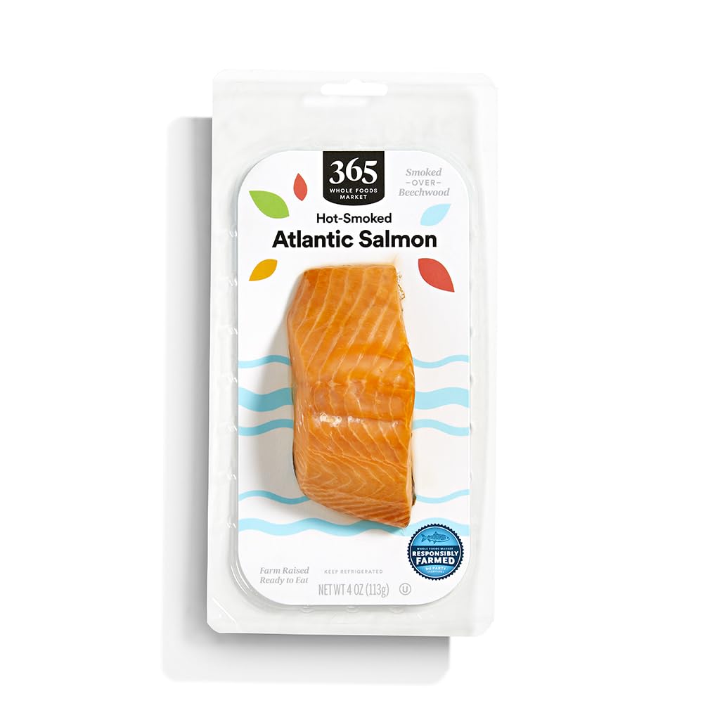 365 by Whole Foods Market Hot Smoked Atlantic Salmon, 4 OZ