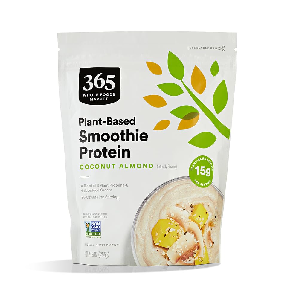 Protein Plantpowder Smoothie Coconut Almond, 9 Ounce
