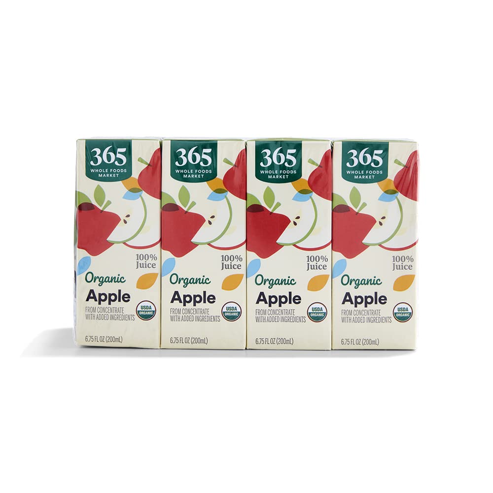 365 by Whole Foods Market Organic Apple Juice Multipack, 6.75 FZ