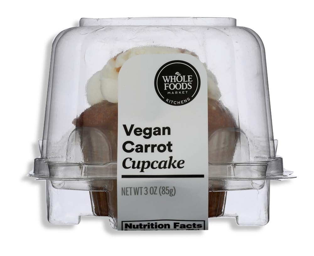 Whole Foods Market Kitchens, Carrot Cupcake Vegan, 3 oz