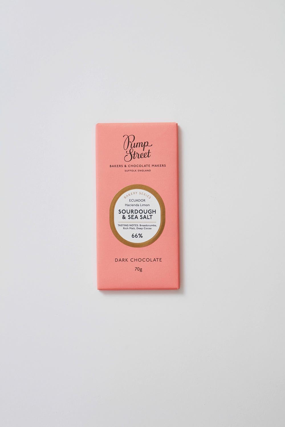 Sourdough & Sea Salt 66% Dark Chococolate Bar, 2.46 Ounce