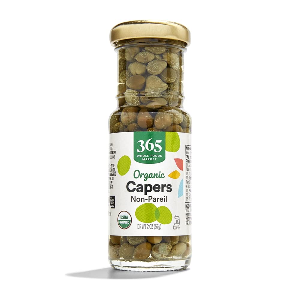 Organic Nonpareil Capers, 2 Ounce
