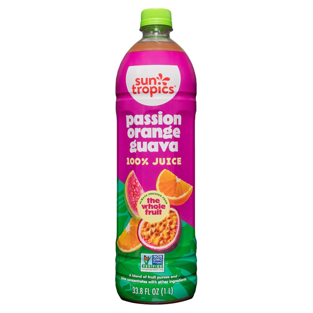 Sun Tropics Passionfruit Orange Guava Juice, 33.8 Fl Oz