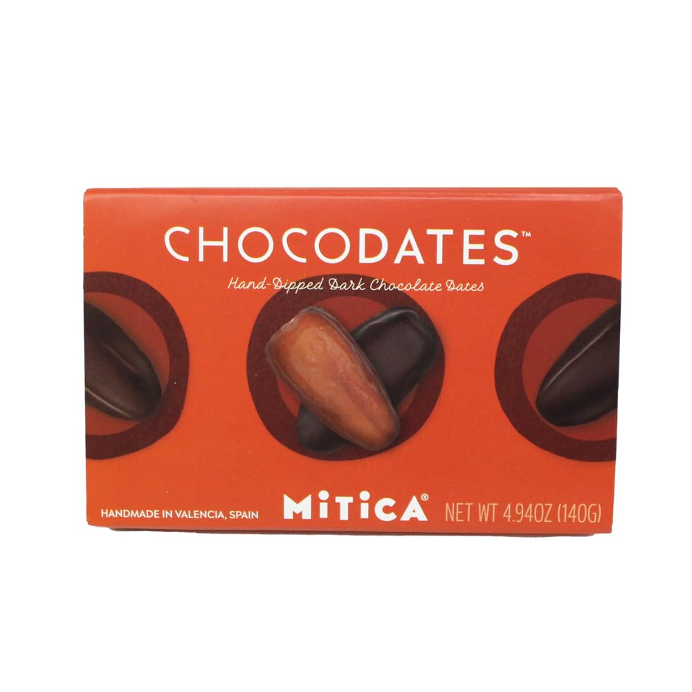 Mitica Dates Chocolate Dark, 4.9 Ounce