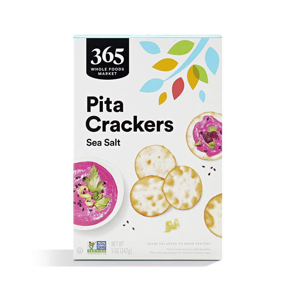 365 by Whole Foods Market Cracker Pita Sea Salt, 5 Ounce