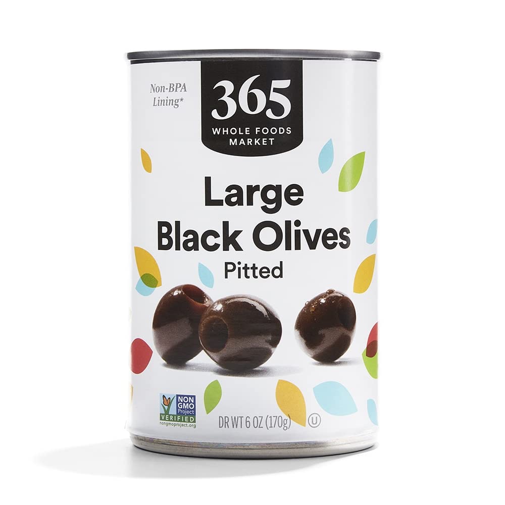 Ripe Large Pitted Olives, 6 Ounce