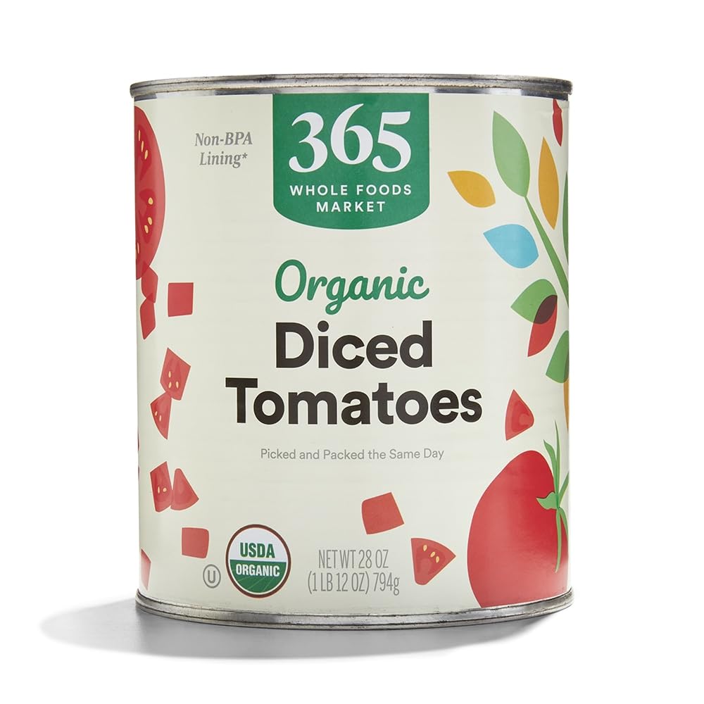 365 by Whole Foods Market Organic Diced Tomatoes, 28 Ounce