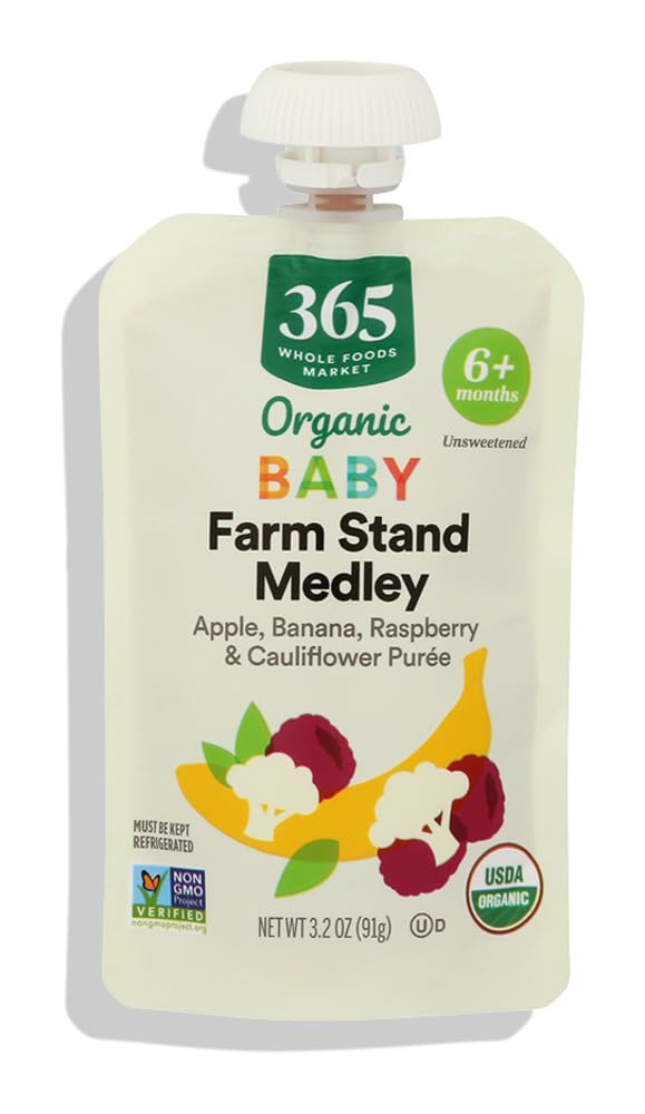 365 by Whole Foods Market Organic Farmstand Medley Baby Food Pouch, 3.2 OZ