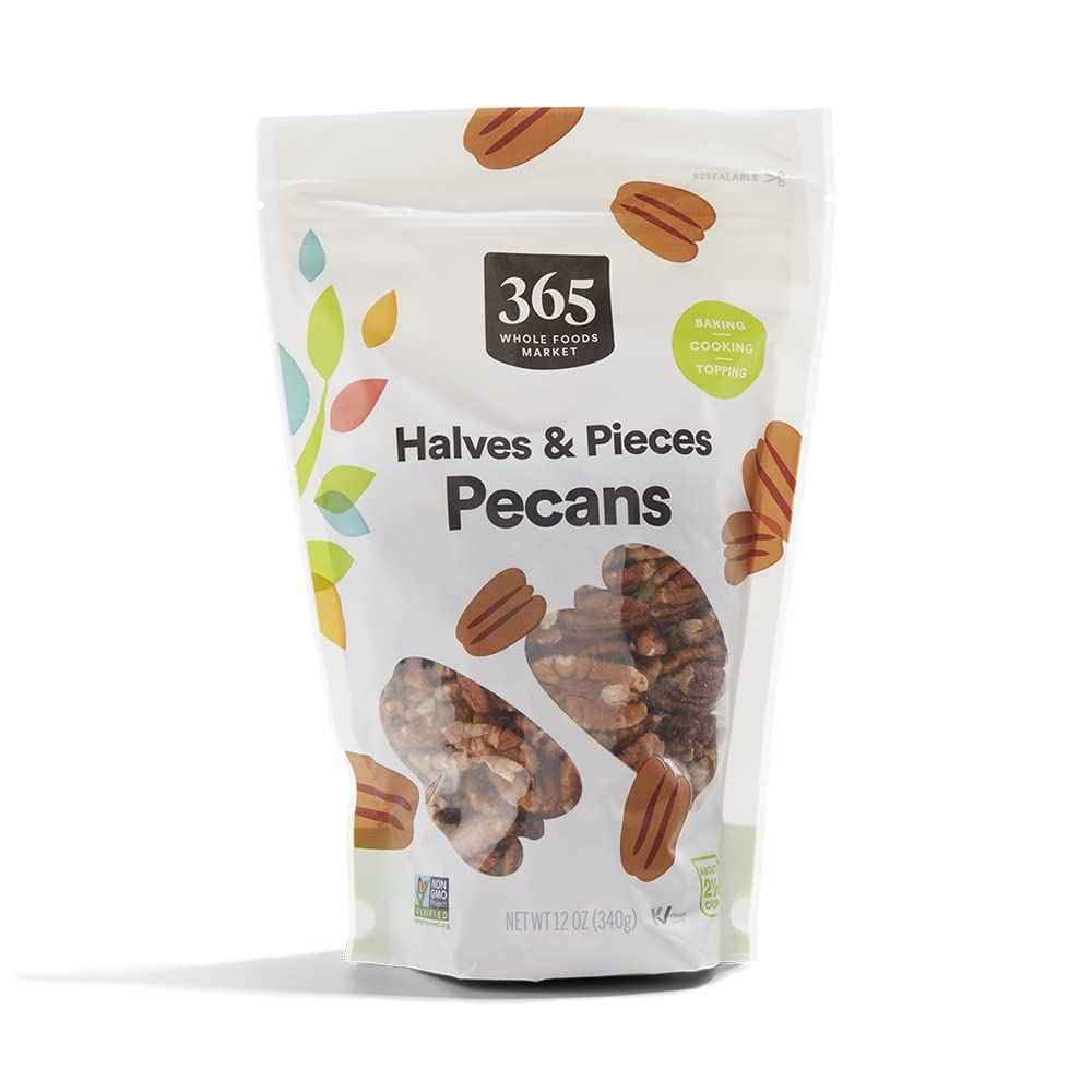 365 by Whole Foods Market Pecan Halves, 12 Ounce