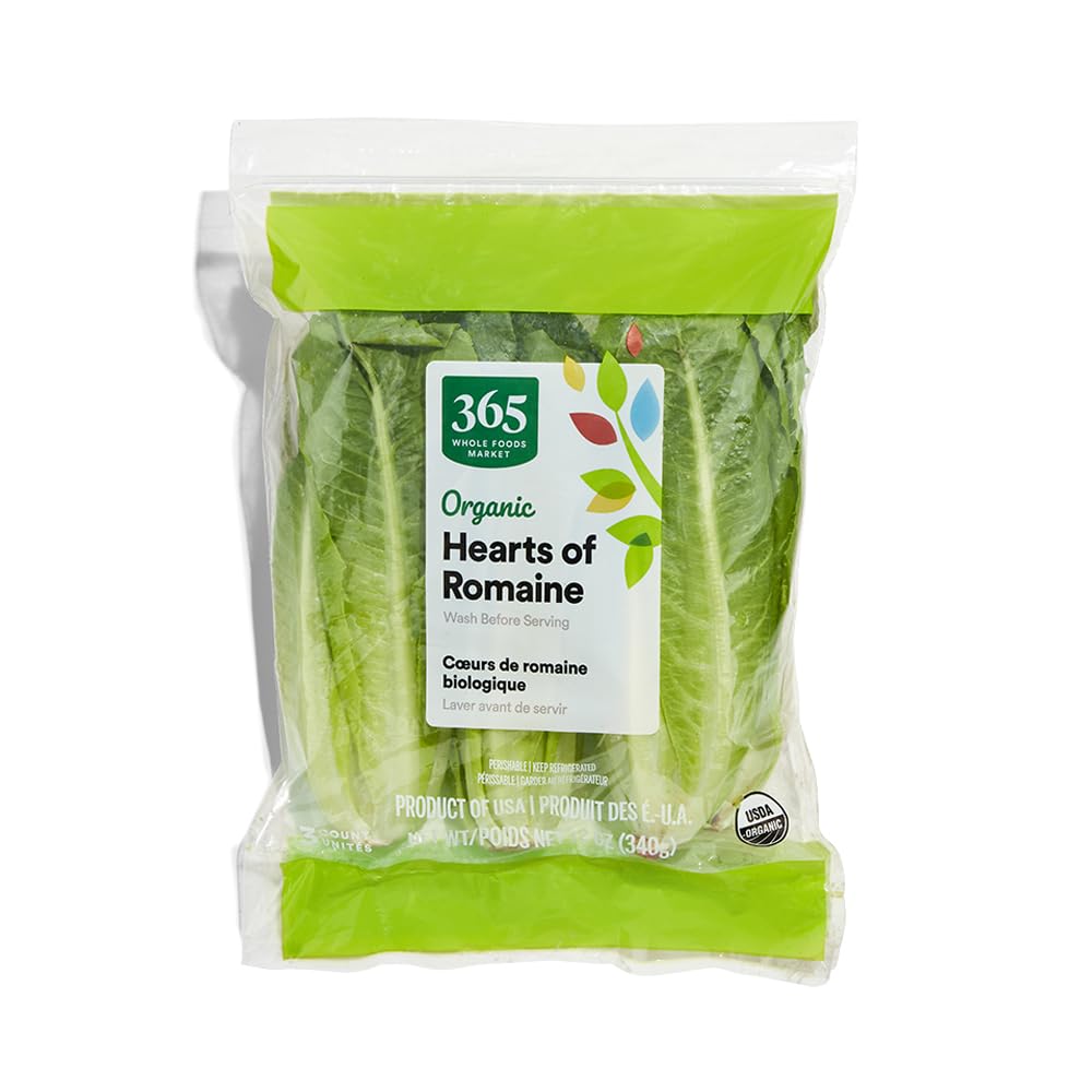 Organic Romaine Hearts, 3 Count