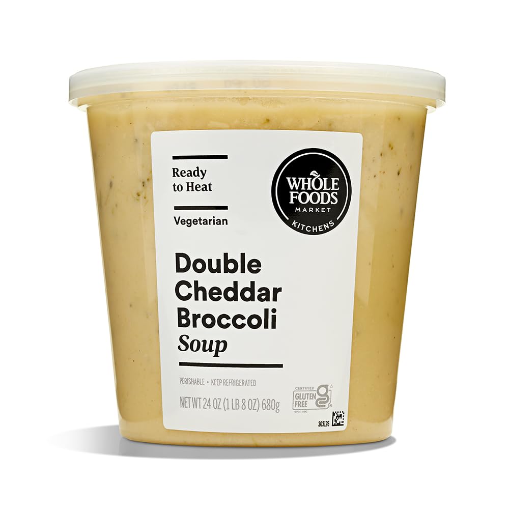 Whole Foods Market Kitchens Double Cheddar Broccoli Soup, 24 OZ