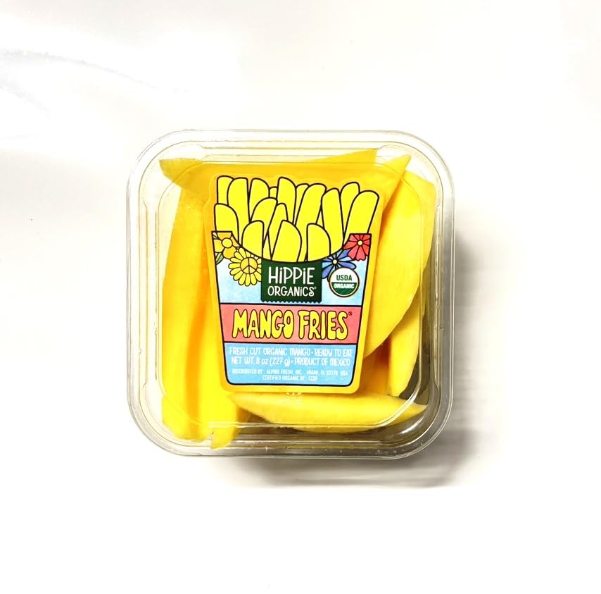HIPPIE ORGANICS Mango Fries Organic, 8 Ounce