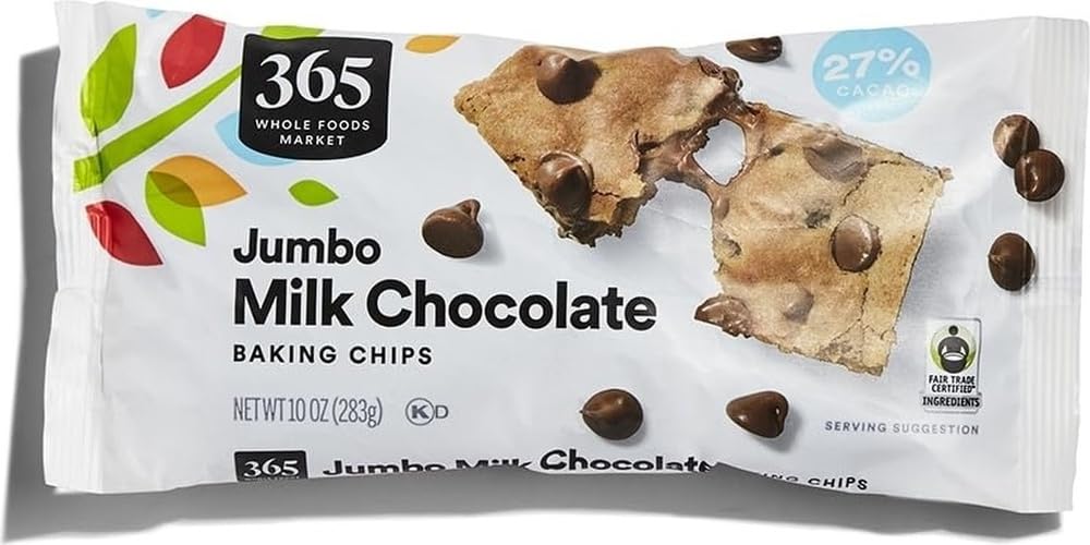 Jumbo Milk Chocolate Baking Chips, 10 oz
