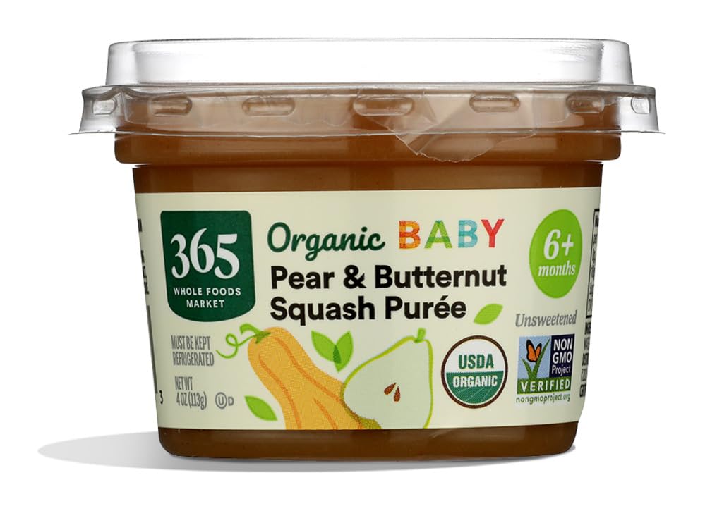365 by Whole Foods Market Organic Pear & Butternut Squash Baby Food Bowl, 4 OZ