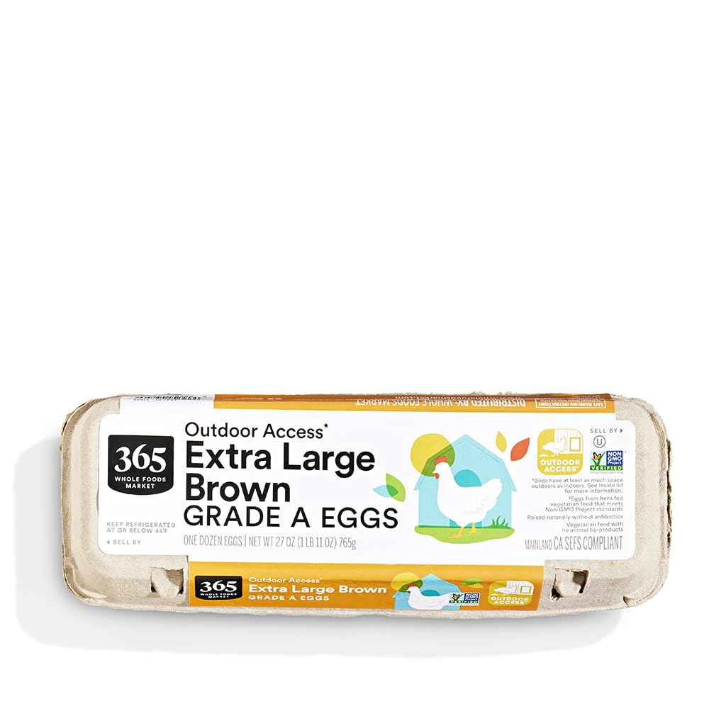 365 by Whole Foods Market Extra Large Brown Grade A Eggs 12 Count, 12 CT