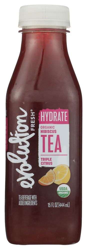 Evolution Fresh Organic Hydrate Triple Citrus Hibiscus Tea, 15 FZ
