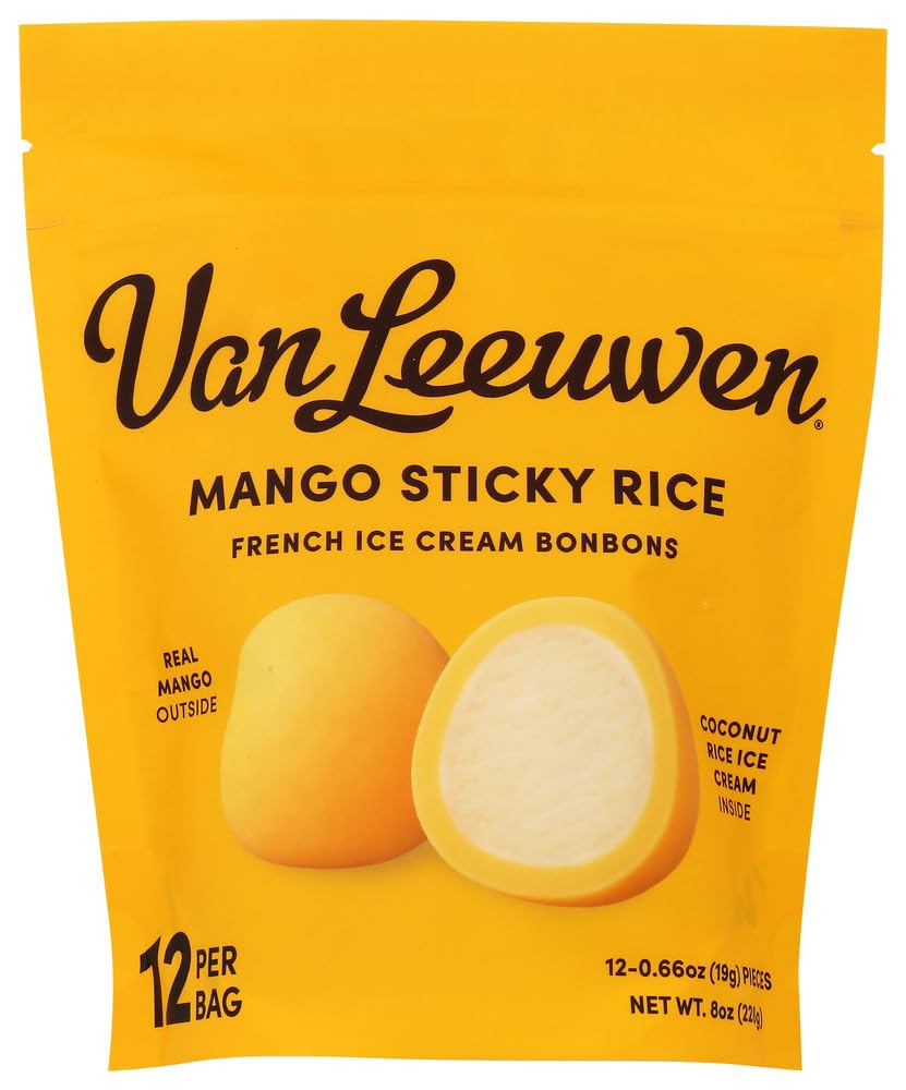 Van Leeuwen Mango Sticky Rice BonBons, 8 OZ