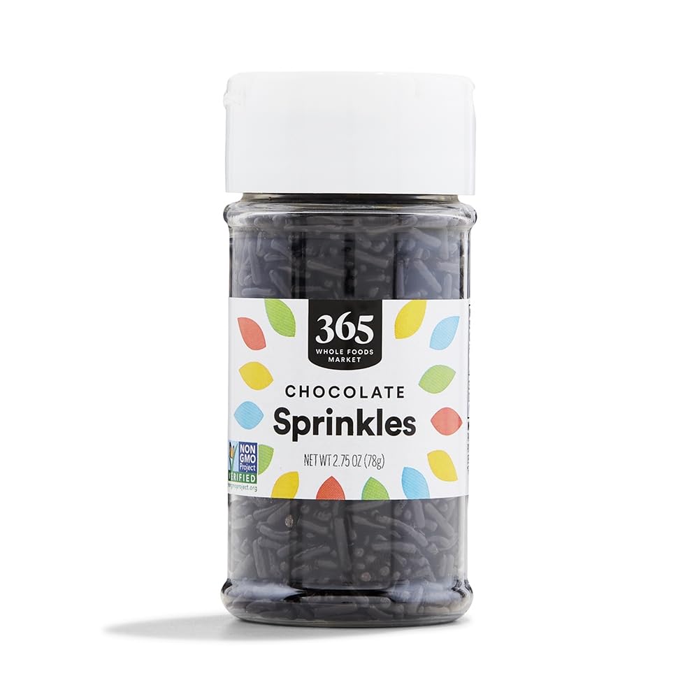 365 by Whole Foods Market Chocolate Sprinkles, 2.75 Ounce