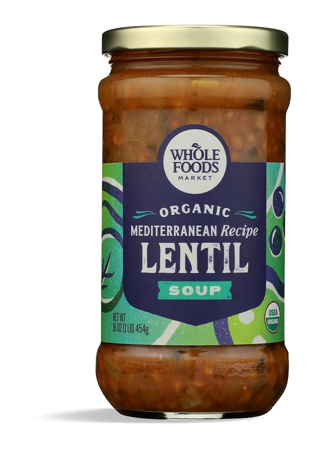 Whole Foods Market Organic Mediterranean Lentil Soup, 16 OZ