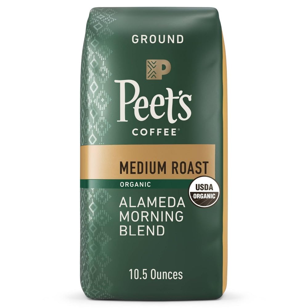 Peet's Coffee & Tea, Coffee Alameda Morning Blend Medium Organic, 10.5 Ounce