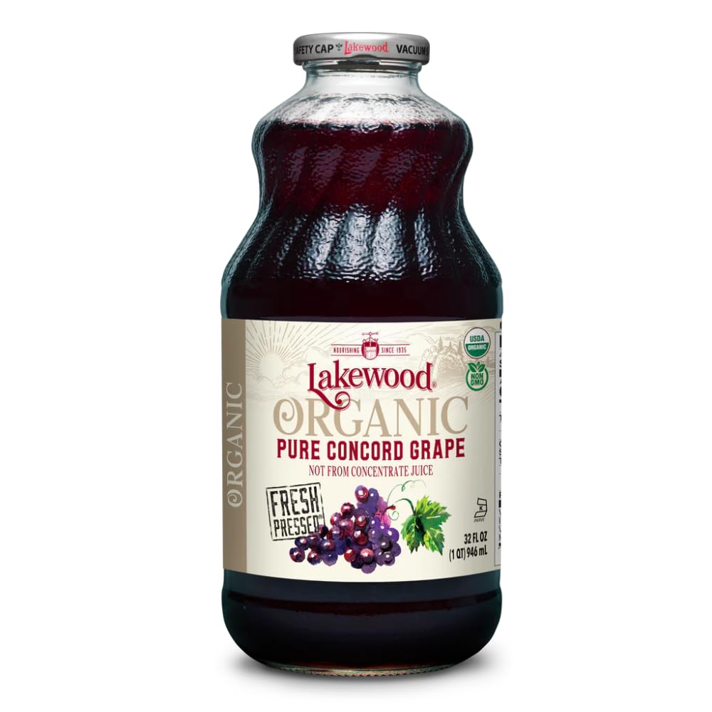 Lakewood Organic Pure Concord Grape Juice, 32 oz