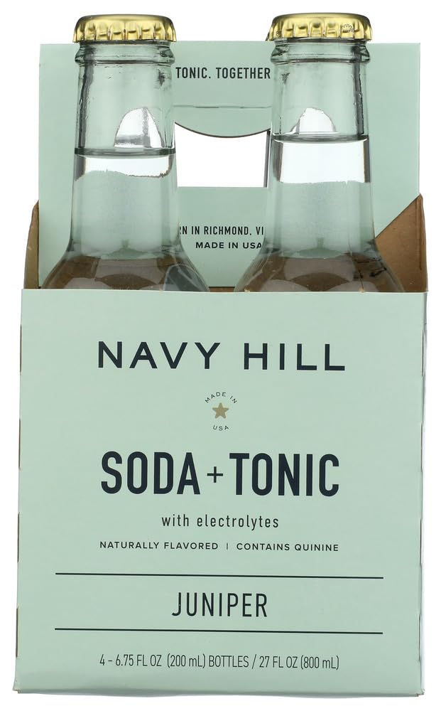 Navy Hill Juniper Soda/Tonic 4Pk, 6.75 Fl Oz