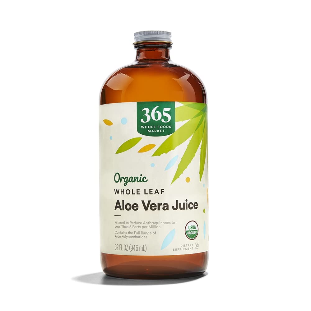 Organic Whole Leaf Aloe Vera Juice, 32 Fl Oz