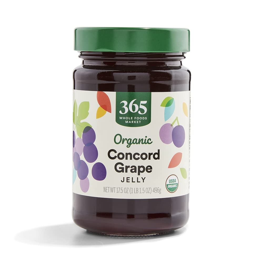 Organic Concord Grape Jelly, 17.5 Ounce