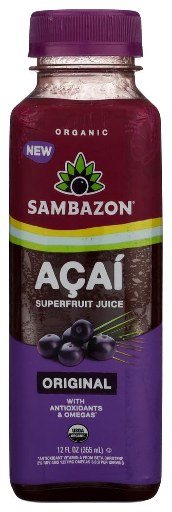 Sambazon Organic Acai Juice, 15 Fl Oz