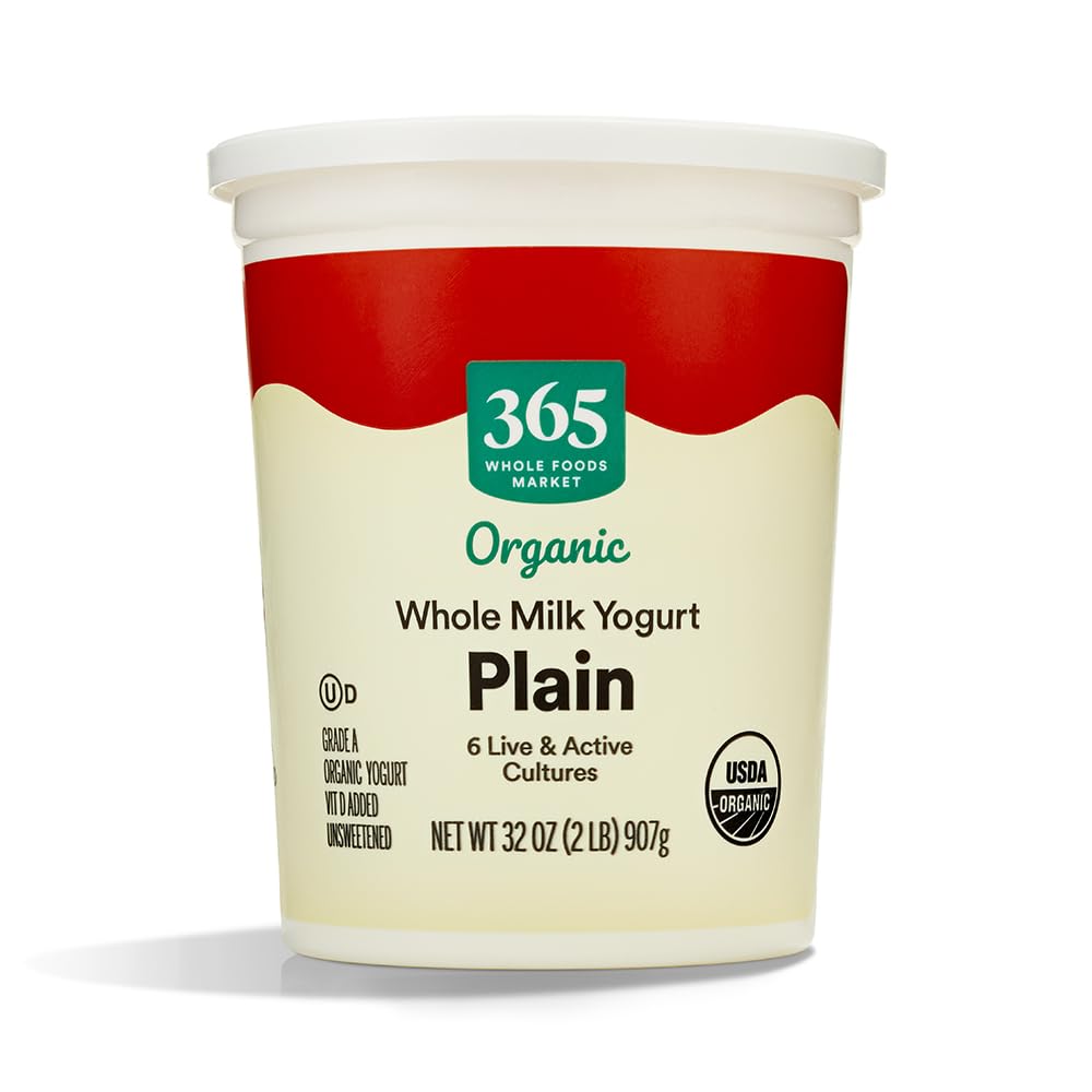 Organic Plain Whole Milk Yogurt, 32 oz