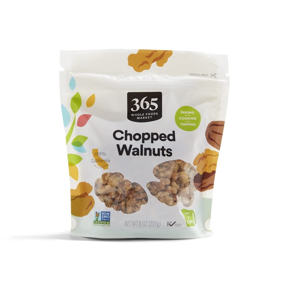 365 by Whole Foods Market Chopped Walnuts, 8 Ounce