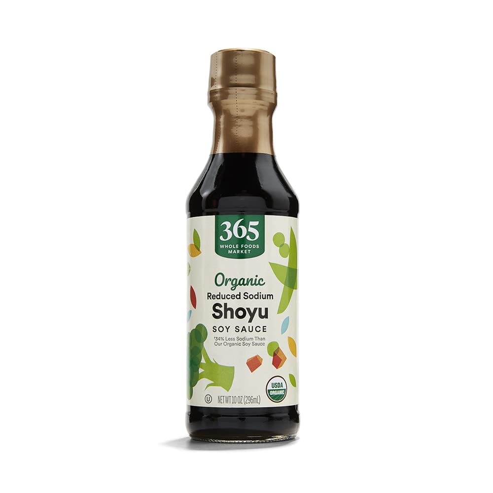 Organic Shoyu Soy Sauce Reduced Sodium, 10 Ounce
