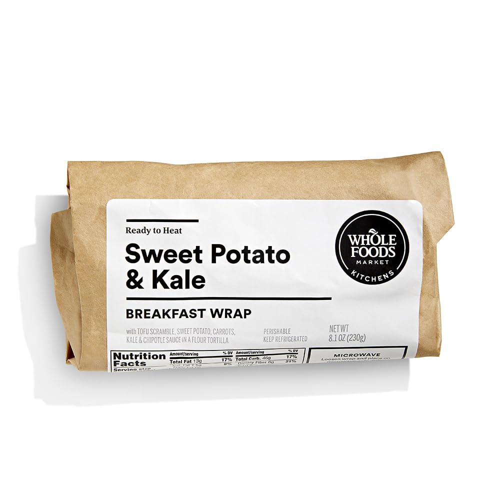 Whole Foods Market Kitchens Sweet Potato and Kale Breakfast Wrap, 8.1 OZ